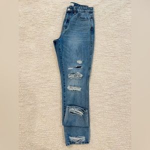 Boutique High Rise Boyfriend Jeans